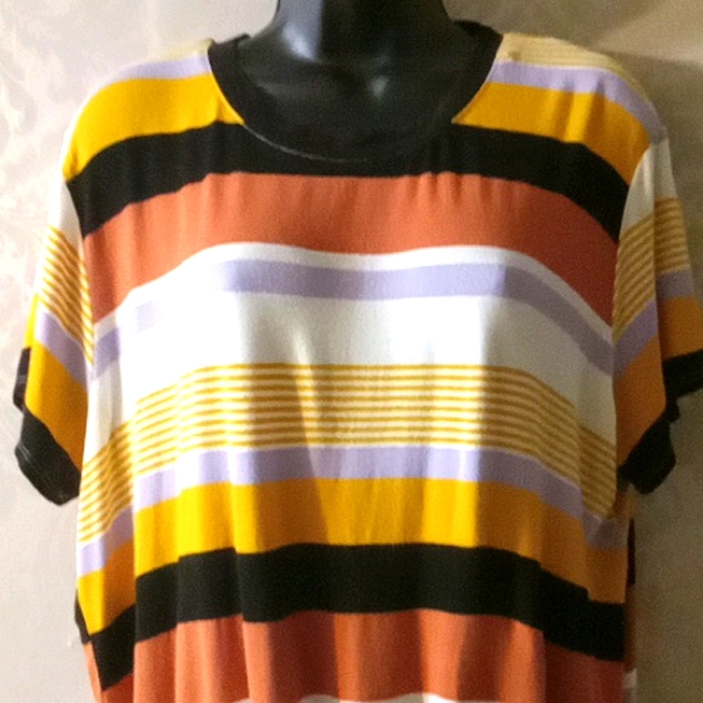Originality Striped Top XL